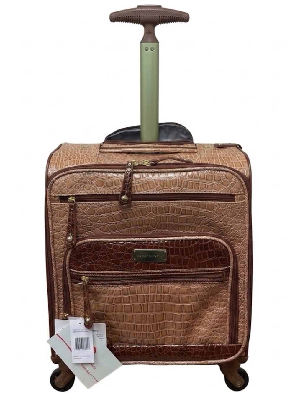 Samantha Brown Luggage Camel/Tan Crocodile Pattern - Carry On - 
NEW! NEW! NEW!